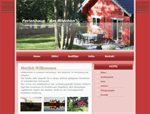 Tablet Screenshot of ferienhaus-moritzburg.de